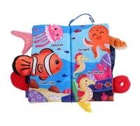 FOYTOKI Tissu Crinkle Thématique Océan Pour Garçon Fille Activités Tissu Doux Pour Nouveaux-nés Et Jeunes Garçon Fille Pour Développement Sensoriel Et Imagination