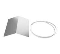 FOYTOKI Toit de Protection Étanche en Acier Inoxydable pour Caméra Dôme, Résistant la Pluie, pour Parkings et Entrées, Protection Solide Intempéries