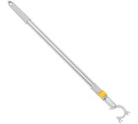 FOYTOKI Tringle Penderie Extensible en Acier Inoxydable Système Télescopique, Barre de Séchage Linge Pratique et Solide pour Vêtements à Portée de Main, pour Balcon