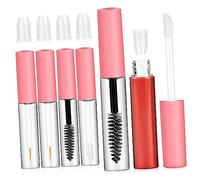 FOYTOKI Tube de Mascara Vide avec Baguette 6 Pièces Rechargeable pour Cosmétiques Pratique Voyages Petits Contenants de Maquillage