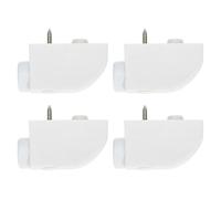 FOYTOKI Verrou de Fenêtre Coulissante Limiteur de Sécurité, Protection Garçon et Filles et Ventilation, Verrou Anti-Vol en Matériau Flexible, Dimensions 2.36X1.18X0.98In