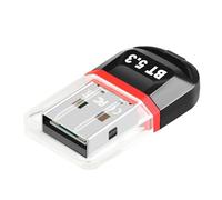 Foyucool Adaptateur USB Bluetooth 5.3, dongle Bluetooth pour ordinateur, clavier, souris, imprimantes, haut-parleurs, couleur rouge