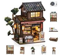 Foyucool DIY Kit de Maison Miniature pour Adultes, Épicerie de Printemps | Avec Éclairage LED & Mini-Meubles, Kit Créatif Déco Intemporelle, Cadeau Original Pour Noël, Anniversaire & Fête des Mères
