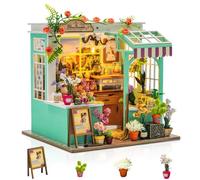 Foyucool Kit de Maison Miniature pour Adultes, Cottage Jardin Secret, Maquette DIY à Assembler avec Meubles, Kit Créatif Déco Bibliothèque, Cadeau Original Anniversaire & Fête des Mères