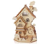 Foyucool Puzzle Bois 3D Cabane de la Forêt Maquette Adulte | Kit Construction Maison de Fantaisie Miniature - Décoration Naturelle & Cadeau Original