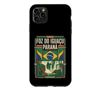 Foz do Iguaçu Paraná Drapeau du Brésil Voyage Graphique Coque pour iPhone 11 Pro Max