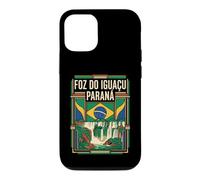 Foz do Iguaçu Paraná Drapeau du Brésil Voyage Graphique Coque pour iPhone 12/12 Pro