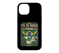 Foz do Iguaçu Paraná Drapeau du Brésil Voyage Graphique Coque pour iPhone 14