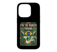 Foz do Iguaçu Paraná Drapeau du Brésil Voyage Graphique Coque pour iPhone 14 Pro