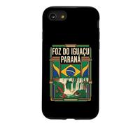 Foz do Iguaçu Paraná Drapeau du Brésil Voyage Graphique Coque pour iPhone SE (2020) / 7/8