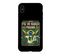 Foz do Iguaçu Paraná Drapeau du Brésil Voyage Graphique Coque pour iPhone XS Max