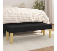 FOZICV Banc de lit - Repose-pieds multifonction - Pour salon ou chambre à coucher - Design classique - Décoration intérieure - Noir - 100 x 30 x 30 cm