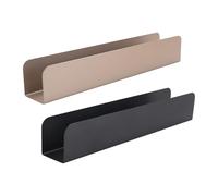 Fozriybefy 2 Pcs Emporte-Pièces Rectangle Moule à Antiadhésifs Emporte-Pièces en Acier au Noir et Or en Forme de U Moule à Biscuit, Gâteau, Pain