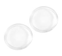 Fozriybefy 2 PièCes SéRies/Ensemble DiamèTre Rond 90 Mm Feux de Brouillard LumièRes Verre Trempé Verre Anti-BuéE pour L200 Triton ASX