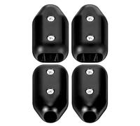 Fozriybefy 4 Serre-Câbles de 5/8 Pouces, Grands Serre-Câbles Réutilisables, Connecteur de Corde en Plastique Noir, Convient pour Corde en Nylon de 11 à 12 mm
