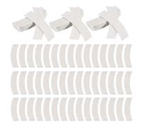 Fozriybefy 72 PièCes/Lot Ultra Perruque Double Face AdhéSif Fort SystèMe de Cheveux Bandes D'Extension pour Toupets/Lace Front Perruque Film