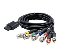 Fozriybefy Câble RGB/RGBS pour N64 SFC SNES Consoles VidéO Câble Composite avec une Forte Stabilité