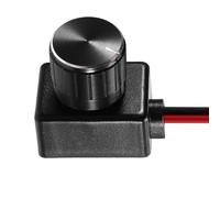 Fozriybefy Interrupteur Variateur LED PMM Basse Tension Universel 12/24 V avec Bouton en Métal pour Éclairage LED RV, Plafonniers Intérieurs, Véhicules, Camions