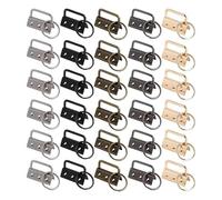 Fozriybefy Paquet de 30 Clips de Queue en Métal de 32 Mm, Matériel pour Porte-Clés avec Porte-Clés, Outils de Bricolage