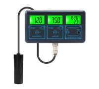 Fozriybefy Tuya WiFi 7 en 1 Testeur de Qualité de L'Eau Analyseur D'Eau Multi-Paramètres PH/ORP/EC/PPM//Humidity/TEMP Moniteur Mètre avec Prise EU