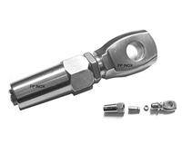 FP INOX Embout à Sertir Manuel Pour Câble de Diamètre Ø 6 mm Terminaison Oeil inox A4-316 Garde Corps Jardin