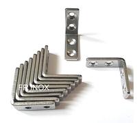 FP INOX Equerre en INOX A2 épaisseur 3mm (Lot de 10 Pièces) Longueur 31x31mm