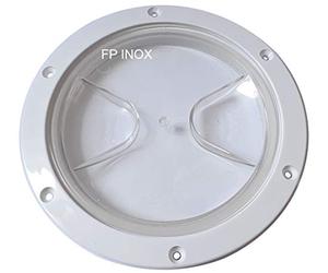 FP INOX Trappe Ronde Transparente Ø 210mm Plastique avec Joint Bateau Camping Car
