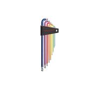 FP Set Clé allen en support plastique 9-unités15-10 90-100 Degré Rainbow PB Swiss Tools
