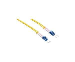 [FP0LC10] LogiLink Professional Câble patch fibre optique, 2x Duplex LC, OS2,...