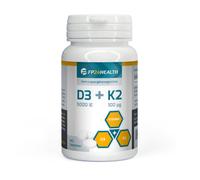 FP24 Health Vitamin D3+K2 - Vitamine D3 5000UI - Vitamine K2 100μg - 365 Comp...