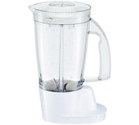 Moulinex FP5441 robot de cuisine 800 W 2,2 L Blanc, Argent, Gris
