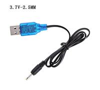 Fpbiagoq 3,7 V 2,5 mm/3,5 mm Batterie de charge Intelligence USB électrique Télécommande Jouet Modèle d'hélicoptère Musique Machines Contrôleur Commutateur