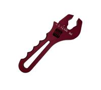 Fpbiagoq 3AN-16AN Clé de montage réglable, clé à outils légère en aluminium noir pour adaptateur de raccord de tuyau,