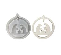 Fpbiagoq Anneaux Sweet Home Pendentifs en silicone Ornement Nuages décoratifs Maison Moules en plâtre pour
