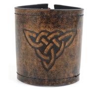 [Fpbiagoq] Brassard protecteur de bras traditionnel réglable historique médiéval pour femme en relief performance scénique, Comme décrit dans la description