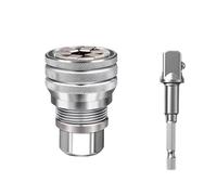 Fpbiagoq Clé à douille générale réglable, clé à douille manuelle, coque, 10 mm à 19 mm, outil de base universel