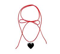 [Fpbiagoq] Collier à nœud élégant Y2K chaîne de couleur nuptiale réglable mode déclarative pièce de bijoux coréens collier de mode pour filles femmes, l, Comme décrit dans la description, Sans pierre