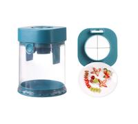Fpbiagoq Ensemble de coupe de fruits en ABS avec poignée confortable pour une préparation sûre et simple de divers fruits dans la cuisine Outil de fruits facile à nettoyer