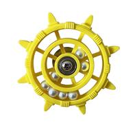 Fpbiagoq Oiseaux Engaging Plaything Roue de perles rotatives colorées pour garder les oiseaux actifs et heureux Poupées d'oiseaux simples