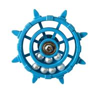Fpbiagoq Oiseaux Engaging Plaything Roue de perles rotatives colorées pour garder les oiseaux actifs et heureux Poupées d'oiseaux simples