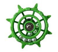 Fpbiagoq Oiseaux Engaging Plaything Roue de perles rotatives colorées pour garder les oiseaux actifs et heureux Poupées d'oiseaux simples