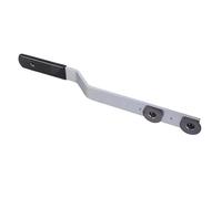 Fpbiagoq Outil de découpage fonctionnel de 16" en métal avec coulisses décalées et coulissantes pour une prise en main facile et