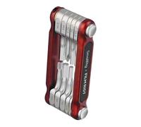 Fpbiagoq Outil pliant 10 en 1 avec tournevis et clé pliante, multifonction, portable