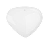 [Fpbiagoq] Perles en vrac pour bijoux pendentifs en verre en forme de cœur, L, comme décrit dans la description, ce n'est pas une pierre précieuse