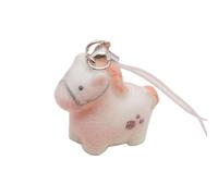 [Fpbiagoq] Porte-clés animal en résine de velours léger breloque téléphone élégant sac ornement cadeau décoration résine coffret cadeau, taille unique