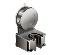 Fpbiagoq Support de balai à ventouse pour économiser de l'espace - Installation facile - Pour salle de bain et cuisine - En caoutchouc ABS