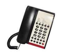 Fpbiagoq Téléphone d'hôtel avec numérotation rapide tactile et port d'extension pour une communication rapide dans la chambre d'amis, téléphone d'hôtel moderne