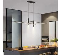 FPDZMDH Plafonnier suspendu, projecteurs créatifs, lustre LED, suspension linéaire réglable, pour salle à manger, cuisine, îlot, salon, décoration d'hôtel, lampe à suspension Safehappy