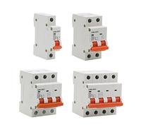 FPGWWAKOY Disjoncteur Miniature Solaire 6 A 1P 2P 3P 4P DC 250 V-1000 V 10 fusibles for système PV énergie Solaire(4)
