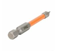 FPH2 Embouts de tournevis cruciformes magnétiques spéciaux 65 mm 110 mm en alliage d'acier pour électriciens, adaptés aux protecteurs de fuite de terre, disjoncteurs et panneaux de commutation (65 mm)